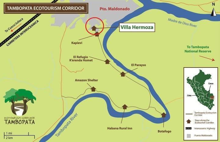 Villa Hermosa De Tambopata Casa Hospedaje & Hostel Puerto Maldonado Eksteriør bilde